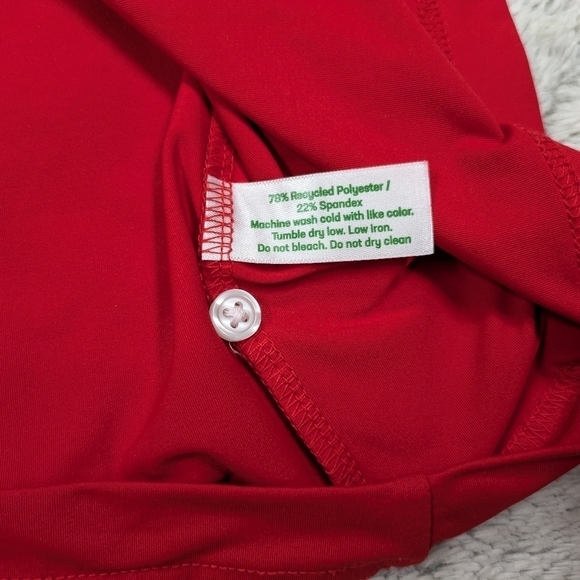 Criquet Polo Shirt Men's S Red Feather Performance Golf PGA Player USA - Picture 7 of 8